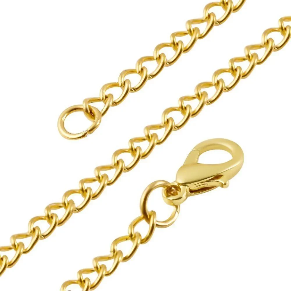 STRADA Labrador Pocket Watch in Goldtone with Chain 31 Inches
